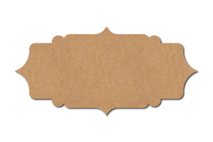 MDF Nameplate Design